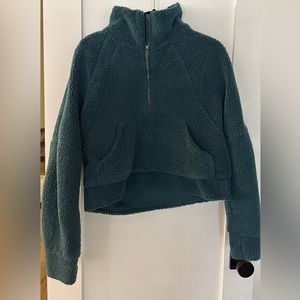 Lululemon oversized quarter zip Sherpa